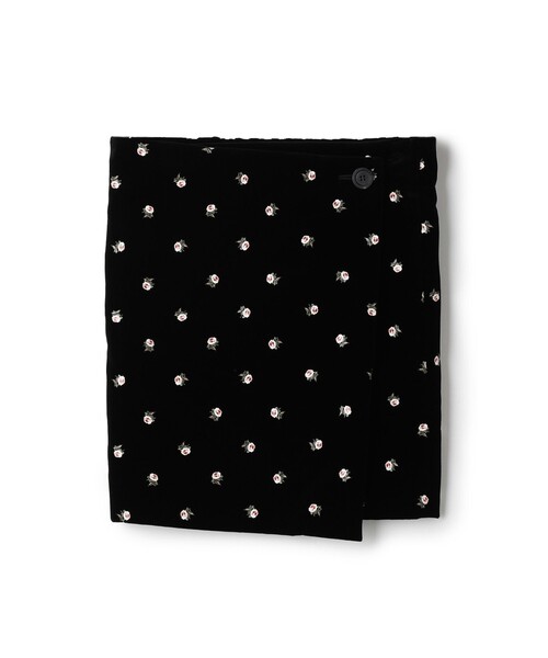 ベロア PETIT ROSEプリントミニスカート（スカート）｜CABaN（キャバン