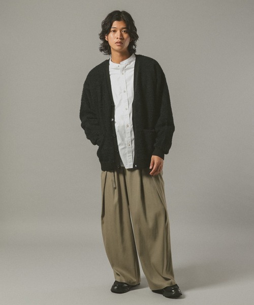 RAGEBLUE(レイジブルー)の「タイプライターバンドカラーシャツ(シャツ/ブラウス・メンズ・ブラック/ホワイト・LARGE/MEDIUM)」の10枚目の写真