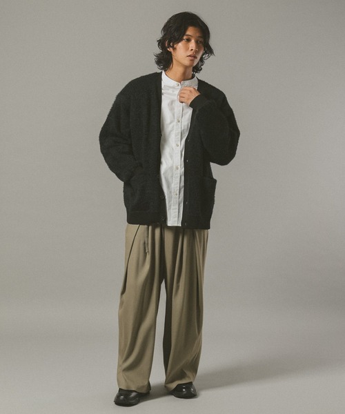 RAGEBLUE(レイジブルー)の「タイプライターバンドカラーシャツ(シャツ/ブラウス・メンズ・ブラック/ホワイト・LARGE/MEDIUM)」の11枚目の写真