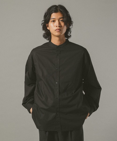 RAGEBLUE(レイジブルー)の「タイプライターバンドカラーシャツ(シャツ/ブラウス・メンズ・ブラック/ホワイト・LARGE/MEDIUM)」の18枚目の写真