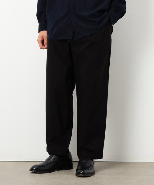 COMME CA ISM（コムサイズム）の「【スマートベーシックパンツ】裏起毛 ハイテンション  ワンタック ワイド テーパード パンツ（その他パンツ・メンズ・ベージュ/チャコール/ブラック/カーキ・M/L/S/XL）」の2枚目の写真