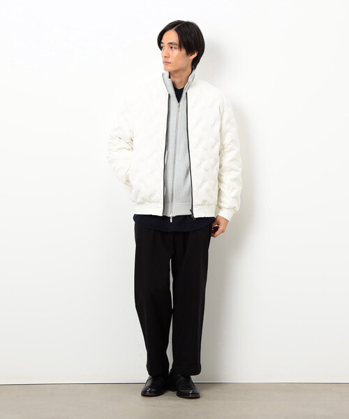 COMME CA ISM（コムサイズム）の「【スマートベーシックパンツ】裏起毛 ハイテンション  ワンタック ワイド テーパード パンツ（その他パンツ・メンズ・ベージュ/チャコール/ブラック/カーキ・M/L/S/XL）」の5枚目の写真