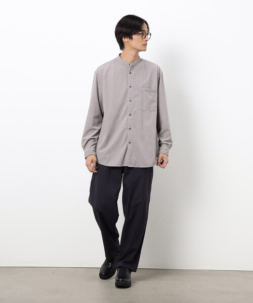 COMME CA ISM（コムサイズム）の「【スマートベーシックパンツ】裏起毛 ハイテンション  ワンタック ワイド テーパード パンツ（その他パンツ・メンズ・ベージュ/チャコール/ブラック/カーキ・M/L/S/XL）」の10枚目の写真