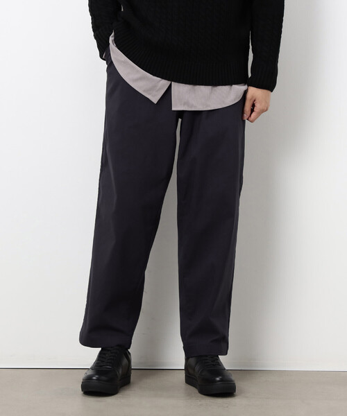 COMME CA ISM（コムサイズム）の「【スマートベーシックパンツ】裏起毛 ハイテンション  ワンタック ワイド テーパード パンツ（その他パンツ・メンズ・ベージュ/チャコール/ブラック/カーキ・M/L/S/XL）」の11枚目の写真