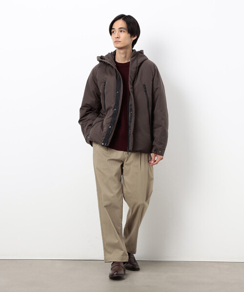 COMME CA ISM（コムサイズム）の「【スマートベーシックパンツ】裏起毛 ハイテンション  ワンタック ワイド テーパード パンツ（その他パンツ・メンズ・ベージュ/チャコール/ブラック/カーキ・M/L/S/XL）」の13枚目の写真