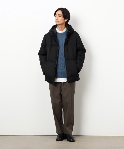 COMME CA ISM（コムサイズム）の「【スマートベーシックパンツ】裏起毛 ハイテンション  ワンタック ワイド テーパード パンツ（その他パンツ・メンズ・ベージュ/チャコール/ブラック/カーキ・M/L/S/XL）」の17枚目の写真