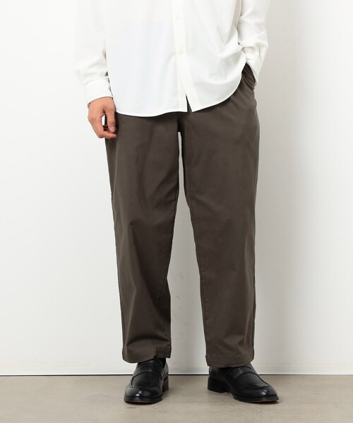 COMME CA ISM（コムサイズム）の「【スマートベーシックパンツ】裏起毛 ハイテンション  ワンタック ワイド テーパード パンツ（その他パンツ・メンズ・ベージュ/チャコール/ブラック/カーキ・M/L/S/XL）」の20枚目の写真