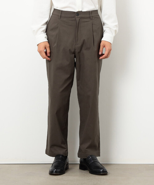 COMME CA ISM（コムサイズム）の「【スマートベーシックパンツ】裏起毛 ハイテンション  ワンタック ワイド テーパード パンツ（その他パンツ・メンズ・ベージュ/チャコール/ブラック/カーキ・M/L/S/XL）」の22枚目の写真