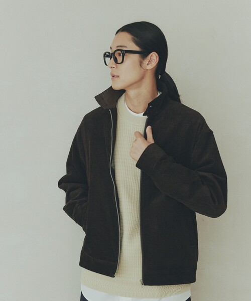 COMME CA ISM（コムサイズム）の「コーデュロイ スイングトップ ブルゾン（ブルゾン・メンズ・ダークブラウン/ブラック・M/L）」の2枚目の写真
