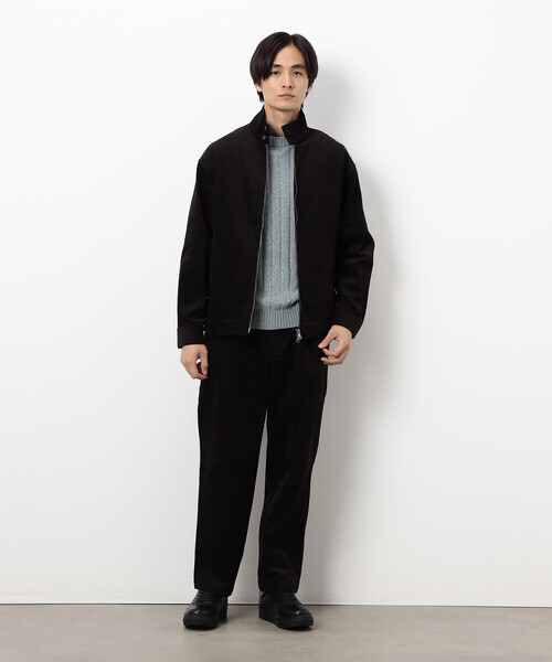 COMME CA ISM（コムサイズム）の「コーデュロイ スイングトップ ブルゾン（ブルゾン・メンズ・ダークブラウン/ブラック・M/L）」の3枚目の写真