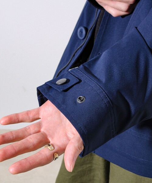 【首元まで暖かい大人のアウター】衿ボアN-1デッキジャケット