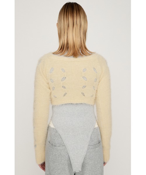 SLY(スライ)の「KNIT BODY SUITS ニット ボディスーツ 秋服 冬服(ニット/セーター・レディース・グレー/ライトイエロー・FREE)」の12枚目の写真