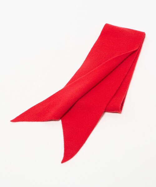 BEAUTY&YOUTH UNITED ARROWS（ビューティーアンドユースユナイテッドアローズ）の「ウール カシミヤ タイ マフラー（マフラー・レディース・レッド/ダークブラウン・FREE）」の6枚目の写真
