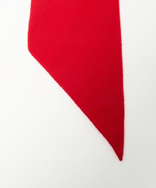BEAUTY&YOUTH UNITED ARROWS（ビューティーアンドユースユナイテッドアローズ）の「ウール カシミヤ タイ マフラー（マフラー・レディース・レッド/ダークブラウン・FREE）」の7枚目の写真
