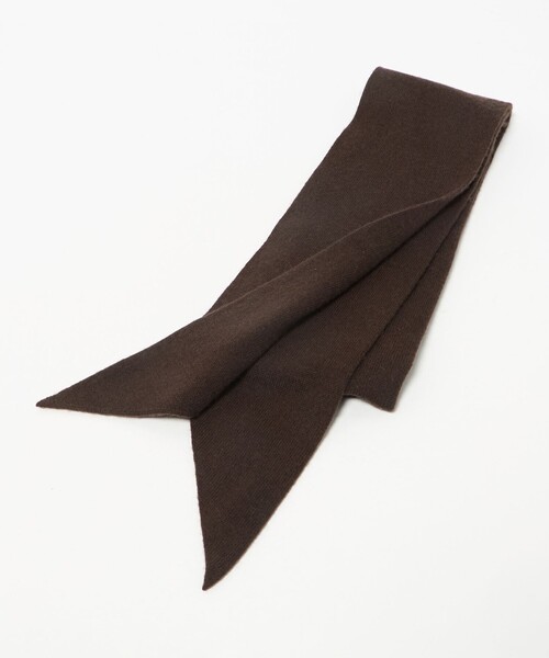 BEAUTY&YOUTH UNITED ARROWS（ビューティーアンドユースユナイテッドアローズ）の「ウール カシミヤ タイ マフラー（マフラー・レディース・レッド/ダークブラウン・FREE）」の9枚目の写真