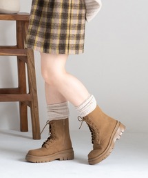 JELLY BEANS | トラックソールレースアップショートブーツ(210-57388)JELLY BEANS(ジェリービーンズ)(ブーツ)