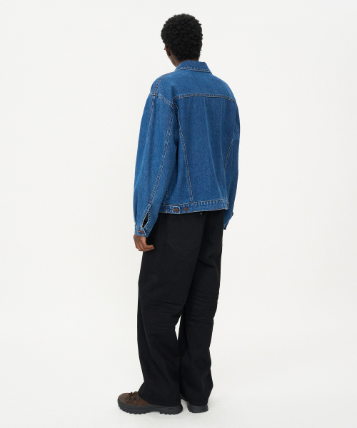 INSILENCE（インサイロンス）の「TYPE-2 トラッカージャケット BLUE（デニムジャケット・レディース・その他・SMALL/MEDIUM/LARGE）」の3枚目の写真