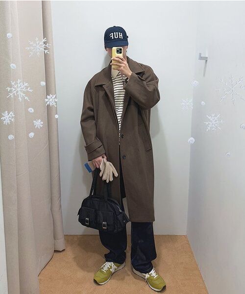 MUSINSA STANDARD（ムシンサスタンダード）の「[ヒートタンダード] クルーネック長袖Tシャツ [クリーム]（Tシャツ/カットソー・メンズ・その他・XX-LARGE/XXX-LARGE/SMALL/MEDIUM/LARGE/X-LARGE）」の5枚目の写真