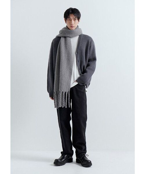 MUSINSA STANDARD（ムシンサスタンダード）の「[ヒートタンダード] クルーネック長袖Tシャツ [クリーム]（Tシャツ/カットソー・メンズ・その他・XX-LARGE/XXX-LARGE/SMALL/MEDIUM/LARGE/X-LARGE）」の13枚目の写真