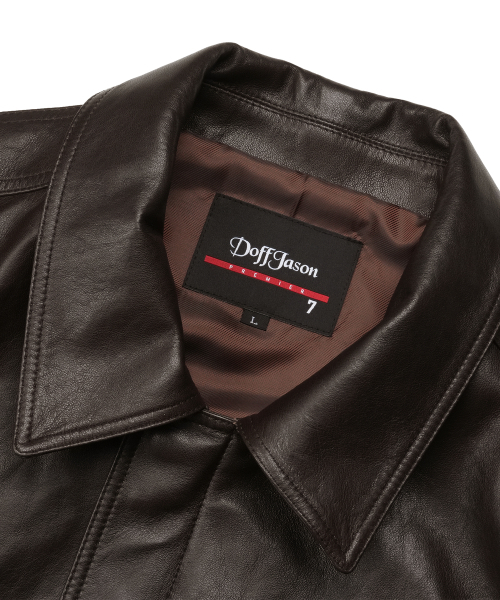 DOFFJASON(ドフジェーソン)の「プレミアムベジタブルクラシックA-2ジャケットBROWN(ライダースジャケット・メンズ・その他・MEDIUM/LARGE/X-LARGE/XX-LARGE)」の3枚目の写真