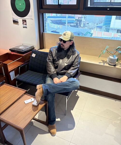 DOFFJASON(ドフジェーソン)の「プレミアムベジタブルクラシックA-2ジャケットBROWN(ライダースジャケット・メンズ・その他・MEDIUM/LARGE/X-LARGE/XX-LARGE)」の8枚目の写真
