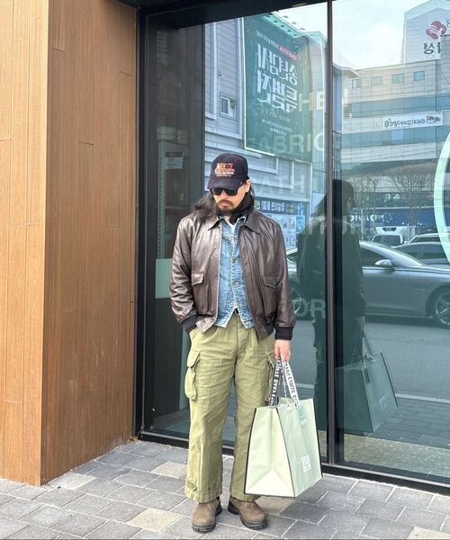 DOFFJASON(ドフジェーソン)の「プレミアムベジタブルクラシックA-2ジャケットBROWN(ライダースジャケット・メンズ・その他・MEDIUM/LARGE/X-LARGE/XX-LARGE)」の12枚目の写真