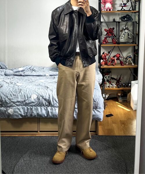 DOFFJASON(ドフジェーソン)の「プレミアムベジタブルクラシックA-2ジャケットBROWN(ライダースジャケット・メンズ・その他・MEDIUM/LARGE/X-LARGE/XX-LARGE)」の15枚目の写真