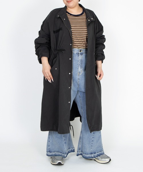 PUNYUS（プニュズ）の「ミリタリーモッズコート（モッズコート・レディース・カーキ/ブラック・1/2/3/4/5）」の3枚目の写真