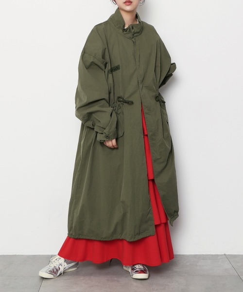 PUNYUS（プニュズ）の「ミリタリーモッズコート（モッズコート・レディース・カーキ/ブラック・1/2/3/4/5）」の6枚目の写真