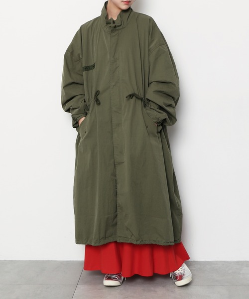PUNYUS（プニュズ）の「ミリタリーモッズコート（モッズコート・レディース・カーキ/ブラック・1/2/3/4/5）」の7枚目の写真