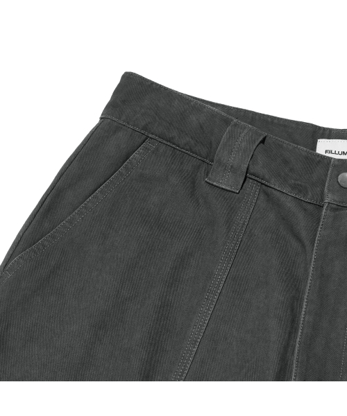 F.ILLUMINATE（フィルミネイト）の「コットンウォッシュドカーゴパンツ-チャコール（その他パンツ・レディース・その他・LARGE/SMALL/MEDIUM）」の2枚目の写真