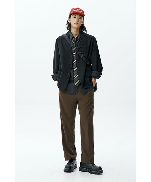 MUSINSA STANDARD（ムシンサスタンダード）の「リラックスドナイロンクリーズシャツ[ブラック]（シャツ/ブラウス・メンズ・その他・MEDIUM/LARGE/X-LARGE/XX-LARGE）」の6枚目の写真