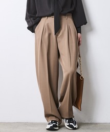 CHIC STYLE（シックスタイル）の「【セットアップ対応】バレルレッグスラックス＜大きいサイズ有＞シックスタイル（スラックス）」