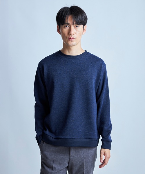 UNION STATION（ユニオンステーション）の「カルゼライク ボンディングスウェット（スウェット・メンズ・ダークベージュ/グレー/ネイビー・M/L）」の10枚目の写真