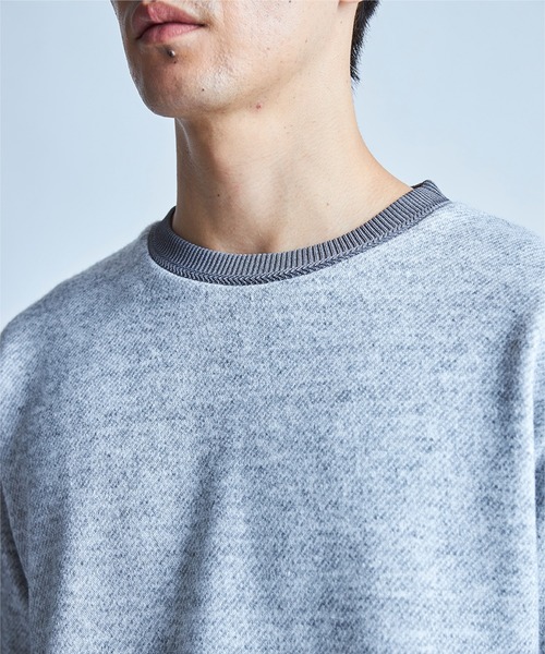 UNION STATION（ユニオンステーション）の「カルゼライク ボンディングスウェット（スウェット・メンズ・ダークベージュ/グレー/ネイビー・M/L）」の5枚目の写真