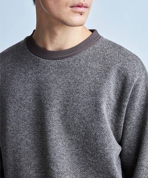 UNION STATION（ユニオンステーション）の「カルゼライク ボンディングスウェット（スウェット・メンズ・ダークベージュ/グレー/ネイビー・M/L）」の17枚目の写真