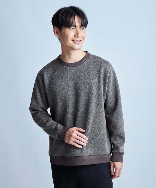 UNION STATION（ユニオンステーション）の「カルゼライク ボンディングスウェット（スウェット・メンズ・ダークベージュ/グレー/ネイビー・M/L）」の16枚目の写真