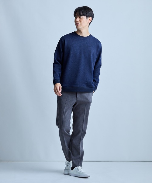 UNION STATION（ユニオンステーション）の「カルゼライク ボンディングスウェット（スウェット・メンズ・ダークベージュ/グレー/ネイビー・M/L）」の12枚目の写真