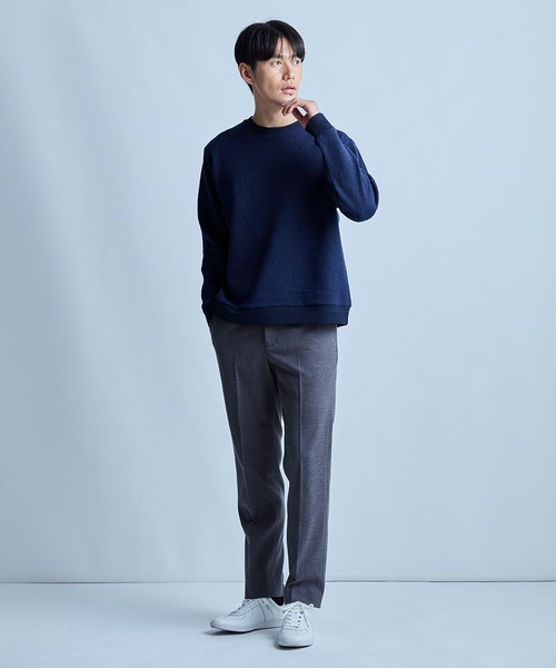 UNION STATION（ユニオンステーション）の「カルゼライク ボンディングスウェット（スウェット・メンズ・ダークベージュ/グレー/ネイビー・M/L）」の13枚目の写真