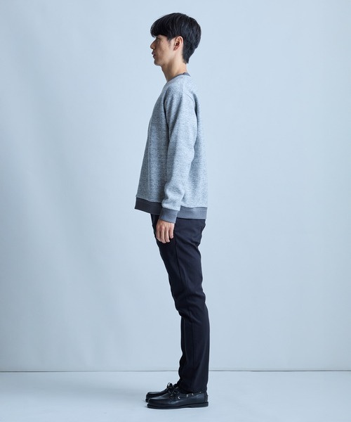 UNION STATION（ユニオンステーション）の「カルゼライク ボンディングスウェット（スウェット・メンズ・ダークベージュ/グレー/ネイビー・M/L）」の8枚目の写真