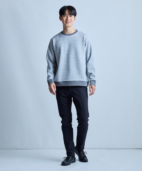 UNION STATION（ユニオンステーション）の「カルゼライク ボンディングスウェット（スウェット・メンズ・ダークベージュ/グレー/ネイビー・M/L）」の6枚目の写真