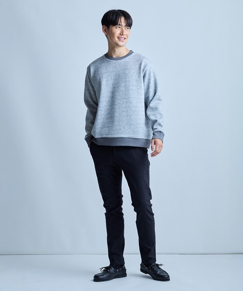 UNION STATION（ユニオンステーション）の「カルゼライク ボンディングスウェット（スウェット・メンズ・ダークベージュ/グレー/ネイビー・M/L）」の7枚目の写真