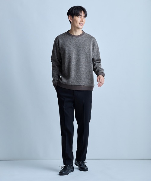 UNION STATION（ユニオンステーション）の「カルゼライク ボンディングスウェット（スウェット・メンズ・ダークベージュ/グレー/ネイビー・M/L）」の19枚目の写真