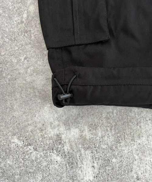 NYLAUS(ナイラス)の「【NYS】EYELET アイレット 2WAYカーゴパンツ ワイドカーゴパンツ カーゴハーフパンツ(カーゴパンツ・メンズ・ブラック系その他/ブラック・L/M)」の13枚目の写真
