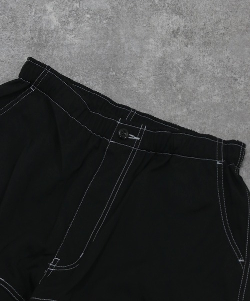 NYLAUS(ナイラス)の「【NYS】EYELET アイレット 2WAYカーゴパンツ ワイドカーゴパンツ カーゴハーフパンツ(カーゴパンツ・メンズ・ブラック系その他/ブラック・L/M)」の17枚目の写真
