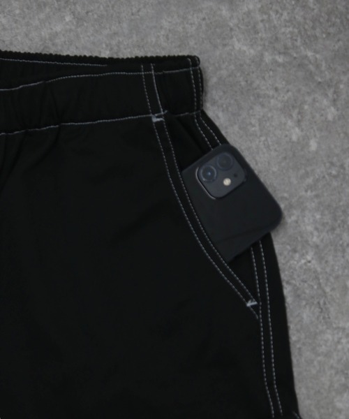 NYLAUS(ナイラス)の「【NYS】EYELET アイレット 2WAYカーゴパンツ ワイドカーゴパンツ カーゴハーフパンツ(カーゴパンツ・メンズ・ブラック系その他/ブラック・L/M)」の19枚目の写真
