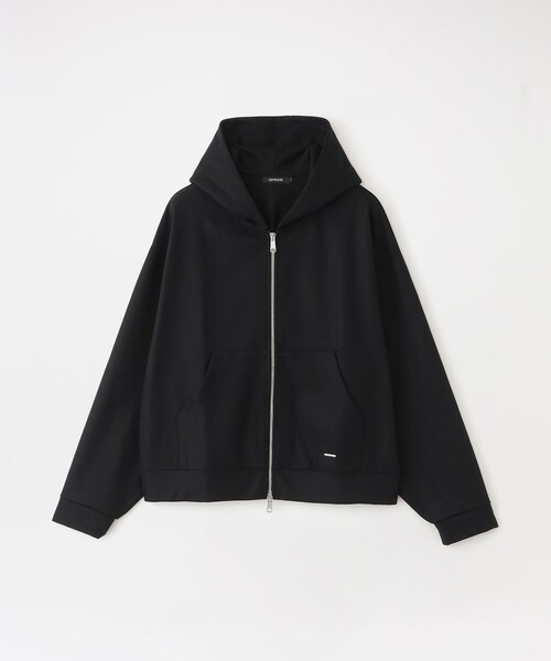 LOVELESS（ラブレス）の「メルトンジップアップパーカー（パーカー・メンズ・グレー系その他/ブラック・M/L）」の2枚目の写真