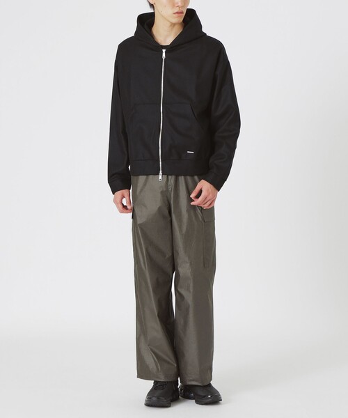 LOVELESS（ラブレス）の「メルトンジップアップパーカー（パーカー・メンズ・グレー系その他/ブラック・M/L）」の8枚目の写真