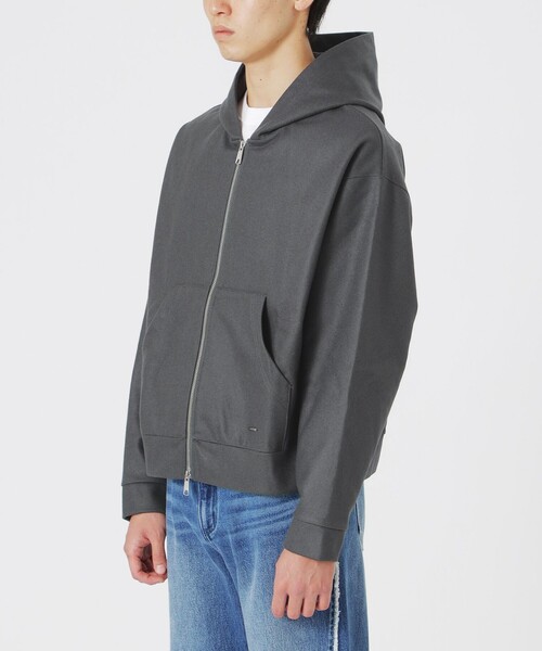LOVELESS（ラブレス）の「メルトンジップアップパーカー（パーカー・メンズ・グレー系その他/ブラック・M/L）」の10枚目の写真