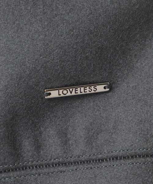 LOVELESS（ラブレス）の「メルトンジップアップパーカー（パーカー・メンズ・グレー系その他/ブラック・M/L）」の13枚目の写真